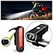 SET DI LUCI PER BICICLETTE - BICYCLE LIGHT SET USB (Q-BK017) - Foto miniatura 1