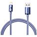 Cavo Da Lightning A Usb 20w Crystal Shine Modello Di Ricarica E Sincronizzazione 1,2m, Lavanda - Foto miniatura 1