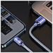 Cavo Da Lightning A Usb 20w Crystal Shine Modello Di Ricarica E Sincronizzazione 1,2m, Lavanda - Foto miniatura 4