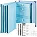Organizer Per File A Fisarmonica, Formato Lettera A4 Con Cartelle Espandibili Blue - Foto miniatura 1