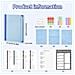 Organizer Per File A Fisarmonica, Formato Lettera A4 Con Cartelle Espandibili Blue - Foto miniatura 3