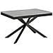 Tavolo allungabile 90x120/224 cm Plaker Evolution cemento telaio antracite - Foto miniatura 1
