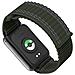 Cinturino Ad Anello Con Catena A Serbatoio Ondulato In Nylon Per Xiaomi Band 9/8 Pro Green - Foto miniatura 3