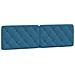 Cuscino Testiera Blu 180 Cm In Velluto - Foto miniatura 2