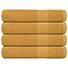 Asciugamani 4 Pz Oro 100x200 Cm 360 G/m 100% Cotone - Foto miniatura 1