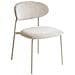 Set Di 2 Sedie Da Pranzo Cowley Ciniglia Beige Chiaro - Foto miniatura 5