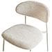 Set Di 2 Sedie Da Pranzo Cowley Ciniglia Beige Chiaro - Foto miniatura 6