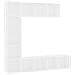Lusso Casadino -  Set Mobili Libreria/porta Tv 3 Pz Bianco 180x30x180 Cm - Foto miniatura 1