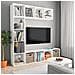 Lusso Casadino -  Set Mobili Libreria/porta Tv 3 Pz Bianco 180x30x180 Cm - Foto miniatura 6
