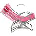 Lusso Casadino -  Sedie A Dondolo 2 Pz In Acciaio Rosa - Foto miniatura 5