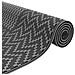 Tappeto da Esterno 'ARAKIL'Nero e Grigio 250x500 cm PP - Foto miniatura 4