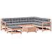 Set Divani Giardino 8 pz con Cuscini Legno Massello di Douglas - Foto miniatura 1
