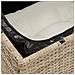 Set Divani da Giardino 7 pz con Cuscini Beige in Polyrattan - Foto miniatura 8