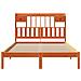 Letto Libreria senza Materasso Marrone Cera 140x190 cm in Pino - Foto miniatura 4