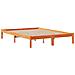 Letto Libreria senza Materasso Marrone Cera 140x190 cm in Pino - Foto miniatura 5
