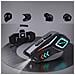Auricolare Bluetooth Per Casco Con Microfono Flessibile, Lunga Durata Della Batteria E Illuminazione Ambientale - Foto miniatura 5
