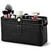 Organizzatore Da Viaggio Multifunzionale In Vera Pelle - Pochette Porta Passaporto Nera - Foto miniatura 2