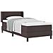 Letto box spring con materasso Marrone Scuro 90 x 200 cm - Foto miniatura 3