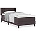 Letto box spring con materasso Marrone Scuro 90 x 200 cm - Foto miniatura 4