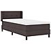 Letto box spring con materasso Marrone Scuro 90 x 200 cm - Foto miniatura 7