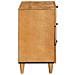 Comodino Marrone chiaro 50 x 33 x 60 cm legno massello di mango - Foto miniatura 4