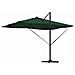 Parasol Roma a braccio Verde e Nero 352 x 251 x 265 cm - Foto miniatura 8
