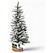 Albero Di Natale Innevato 60cm Con 50 Rami E Neve Effetto Realistico Base Tronco - Foto miniatura 1