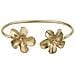 Bracciale A Cerchio Con Fiore Fatato Dorato, Regolabile - Foto miniatura 1