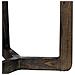 Tavolino Ausiliario In Legno E Capiz Bianco D40x45h Cm - Foto miniatura 5