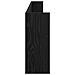 Scaffale per riviste 2 pcs Rovere Nero 100 x 12 x 30 cm - Foto miniatura 6