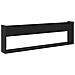 Scaffale per riviste 2 pcs Rovere Nero 100 x 12 x 30 cm - Foto miniatura 7