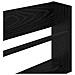 Scaffale per riviste 2 pcs Rovere Nero 100 x 12 x 30 cm - Foto miniatura 8