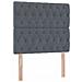 Letto con contenitore e materasso Grigio scuro 90 x 190 cm - Foto miniatura 9