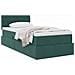 Letto con Contenitore Verde Scuro 90 x 190 cm Velluto - Foto miniatura 3