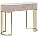 Tavolo Consolle Vkh616-rosa-legno-100x40x75 Cm - Foto miniatura 1