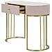 Tavolo Consolle Vkh616-rosa-legno-100x40x75 Cm - Foto miniatura 3