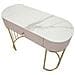 Tavolo Consolle Vkh616-rosa-legno-100x40x75 Cm - Foto miniatura 4