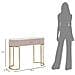 Tavolo Consolle Vkh616-rosa-legno-100x40x75 Cm - Foto miniatura 8