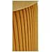 Set 2 Pouf Contenitore Aspen In Poliestere Senape Ø42x44 E Ø35x37 Cm - Foto miniatura 5