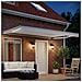 Cornice per Tenda Manuale con LED Bianco 5 × 3,5 m - Foto miniatura 3