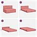 Divano Letto Pieghevole Rosa 70 x 72 x 60 cm Tessuto - Foto miniatura 7