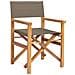 Sedia da pranzo 56 x 54 x 87 cm 100% Poliestere Teak Solido - Foto miniatura 3