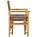 Sedia da pranzo 56 x 54 x 87 cm 100% Poliestere Teak Solido - Foto miniatura 5