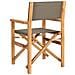 Sedia da pranzo 56 x 54 x 87 cm 100% Poliestere Teak Solido - Foto miniatura 6