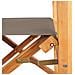 Sedia da pranzo 56 x 54 x 87 cm 100% Poliestere Teak Solido - Foto miniatura 7