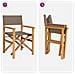 Sedia da pranzo 56 x 54 x 87 cm 100% Poliestere Teak Solido - Foto miniatura 8