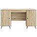 Scrivania Rovere Sonoma 142,5 x 50 x 75 cm Legno ingegnerizzato - Foto miniatura 4