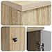 Scrivania Rovere Sonoma 142,5 x 50 x 75 cm Legno ingegnerizzato - Foto miniatura 7