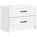 Armadio da Notte con cassetto Bianco Lucido 62 x 34,5 x 44,5 cm - Foto miniatura 1