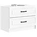 Armadio da Notte con cassetto Bianco Lucido 62 x 34,5 x 44,5 cm - Foto miniatura 2